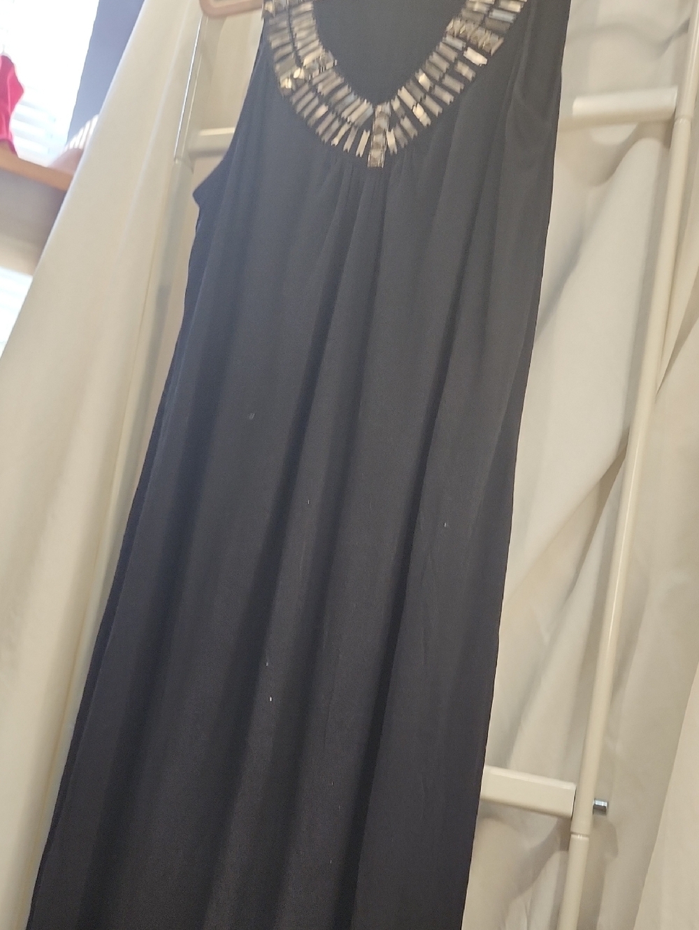 Apostrophe Black Viscose Blend Dress